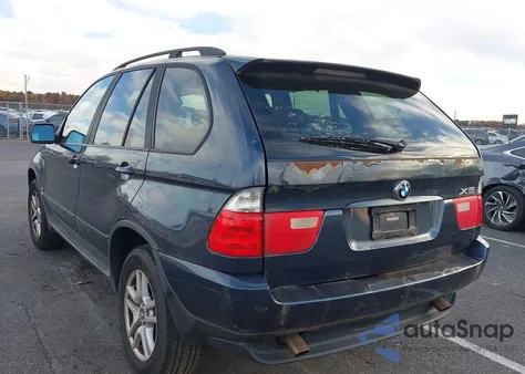 2004 BMW X5 3.0I z USA, uszkodzony, nr VIN 5UXFA13524LU44326